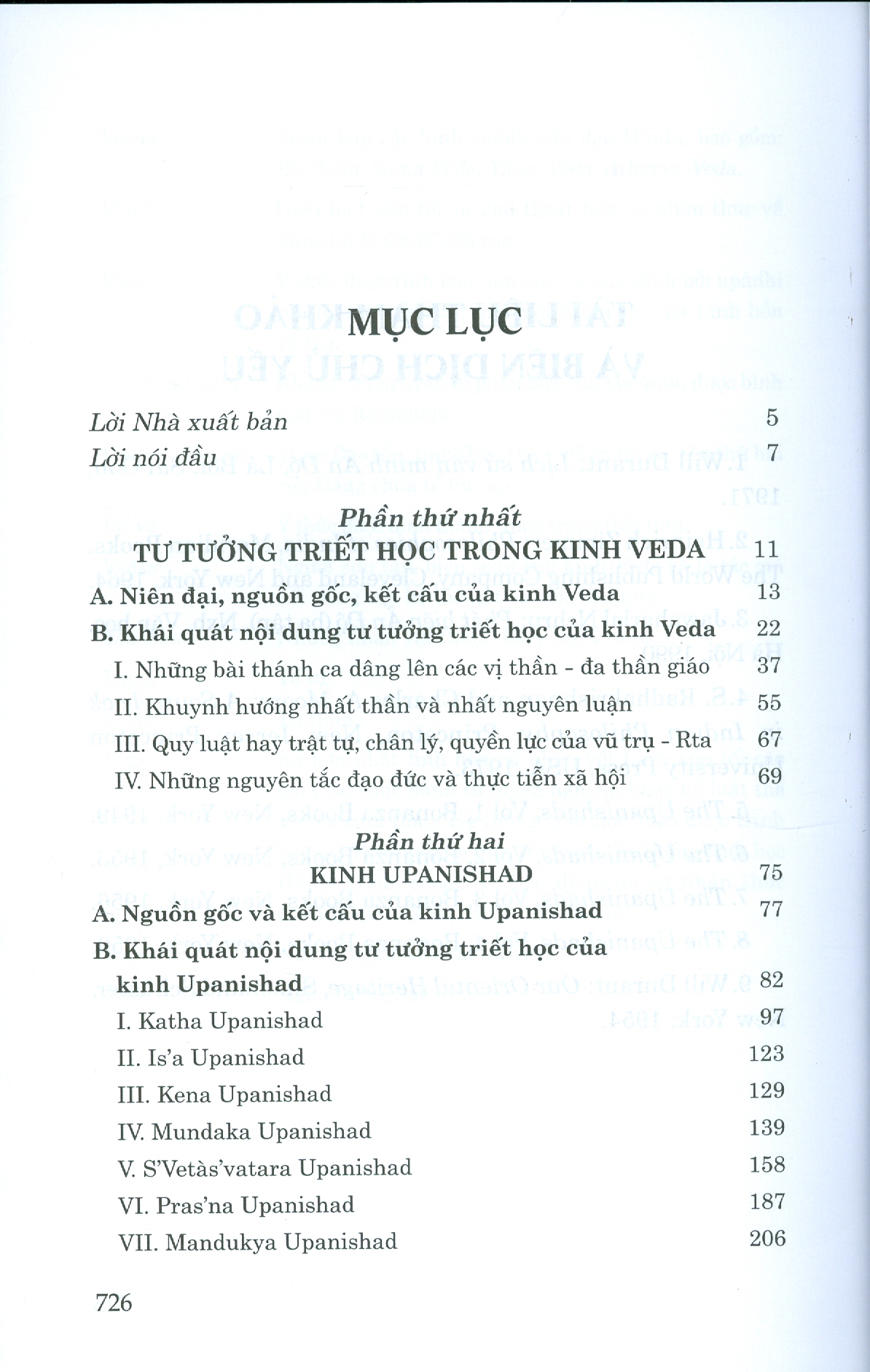 VEDA UPANISHAD - Những Bộ Kinh Triết Lý Tôn Giáo Cổ Ấn Độ (Xuất bản lần thứ năm)