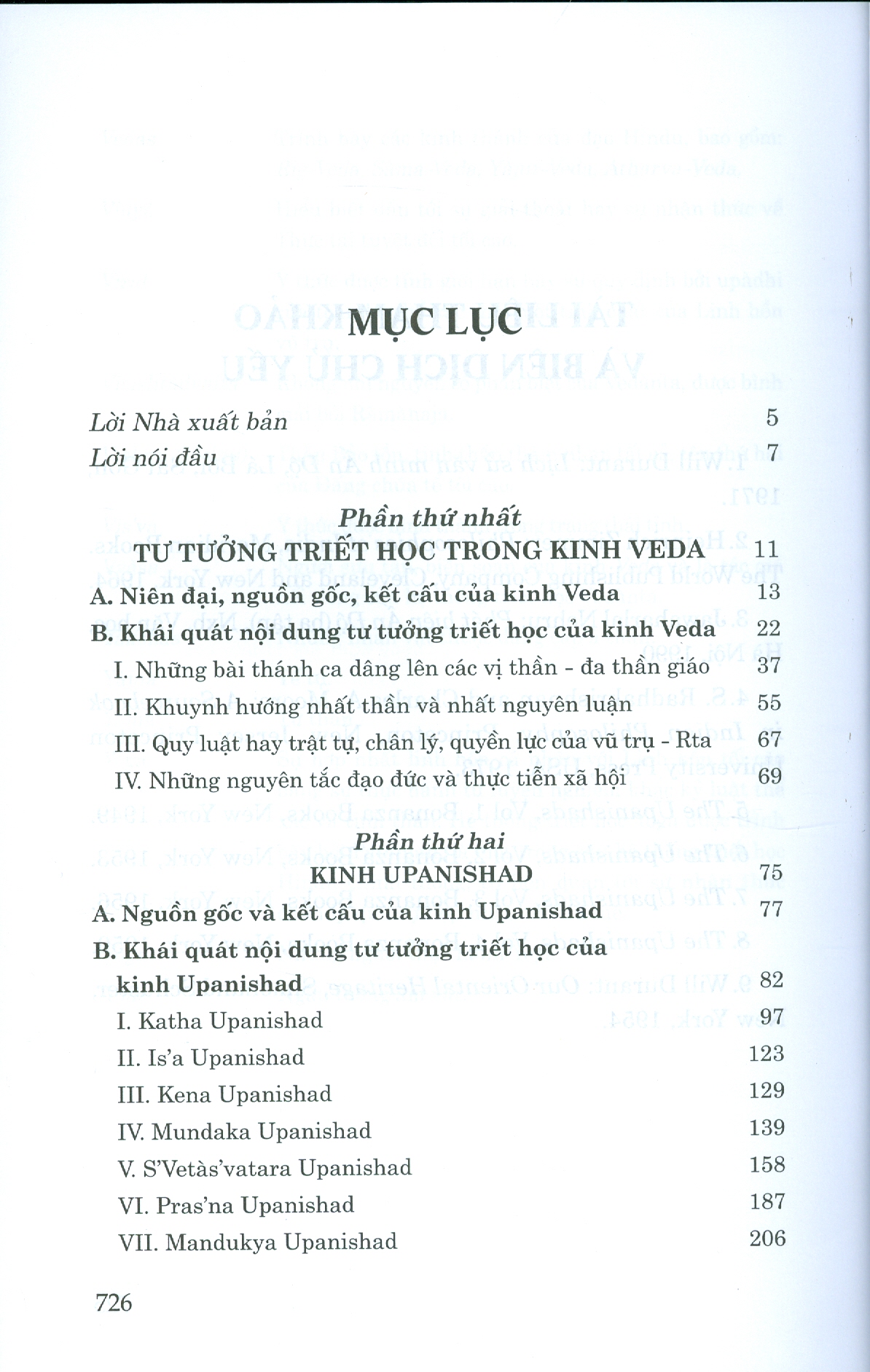 VEDA UPANISHAD - Những Bộ Kinh Triết Lý Tôn Giáo Cổ Ấn Độ (Xuất bản lần thứ năm)