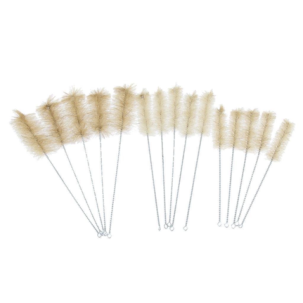 Set Of 15 Pieces Test Tube Brushes Brush Cleaning Tool 3 Sizes S/M/L