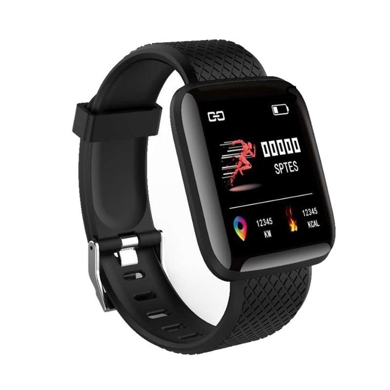 116plus Bluetooth smartwatch Vòng đeo tay thông minh Vòng tay D13 Nhịp tim huyết áp Pedometer Watch Fitness 116 Plus FitPro