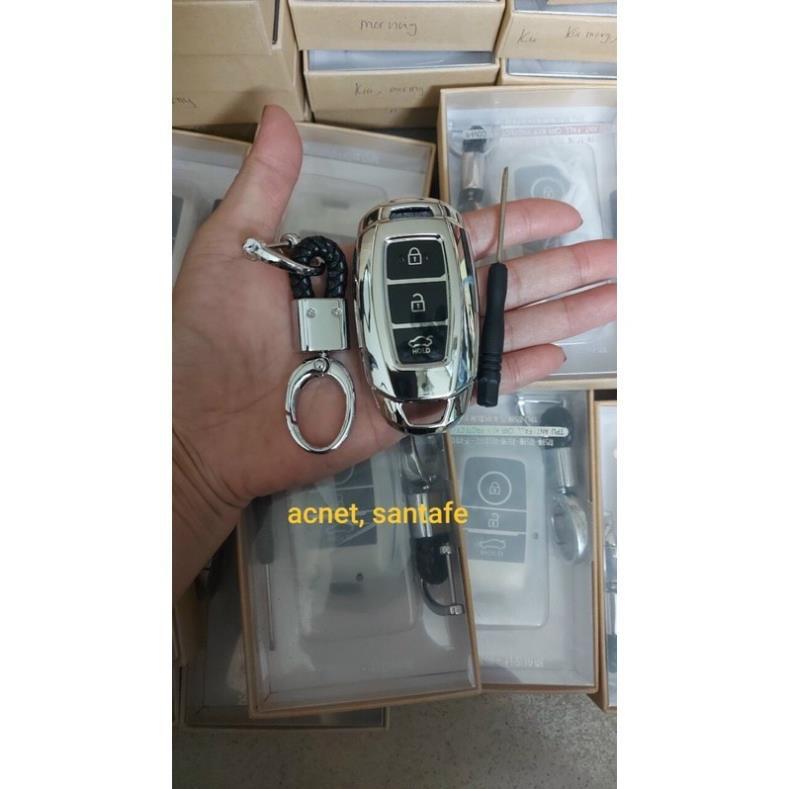 Bao da chìa khoá ô tô silicon mạ crom đủ hãng xe