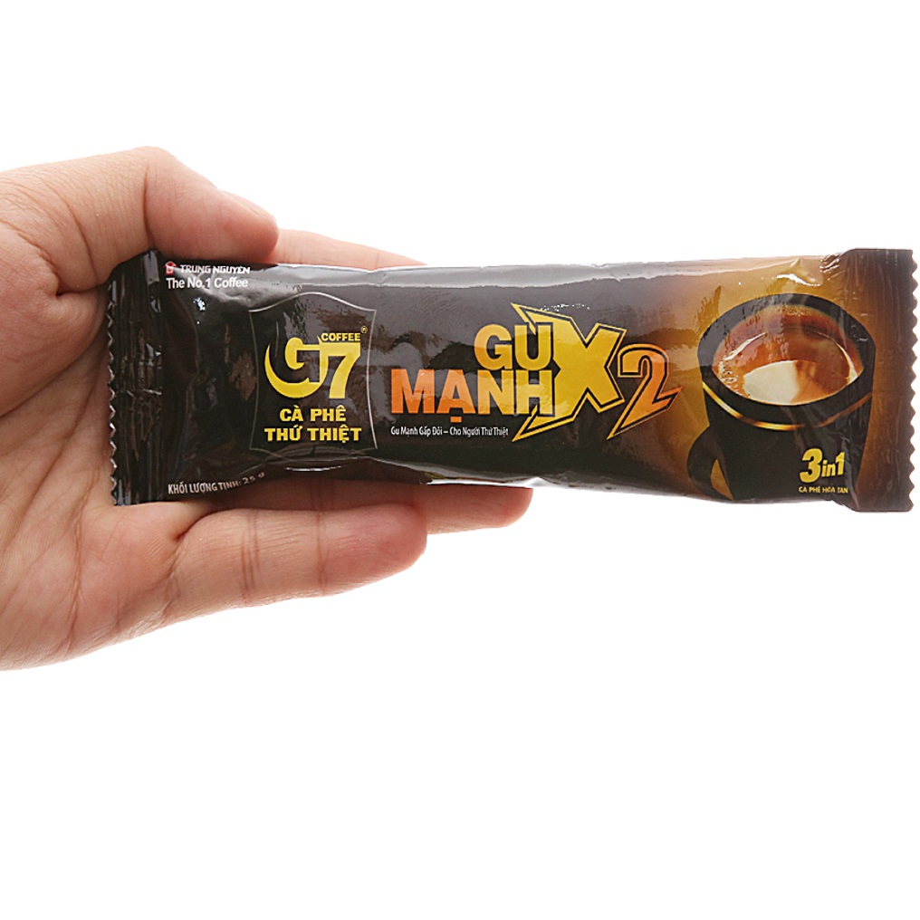 Cà phê G7 - Gu mạnh X2 Trung nguyên- 5 hộp