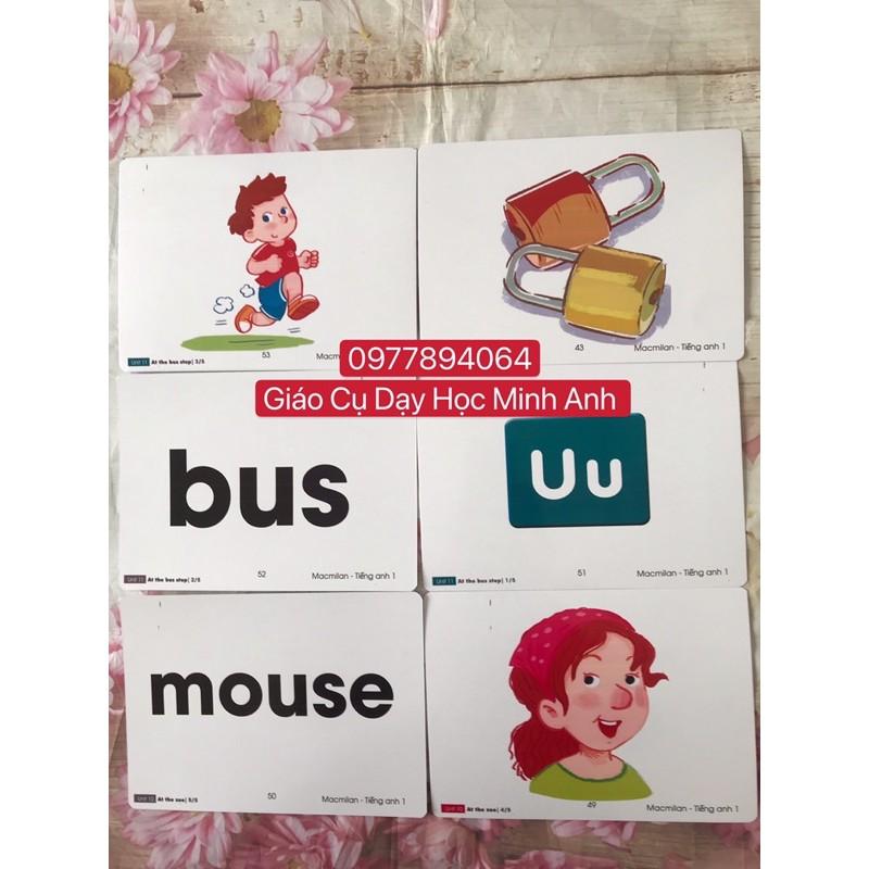 Flashcards Tiếng Anh lớp 1 mới nhất 2020- chương trình bộ giáo dục - Hoàng Văn Vân chủ viên ( C300 cán bóng)