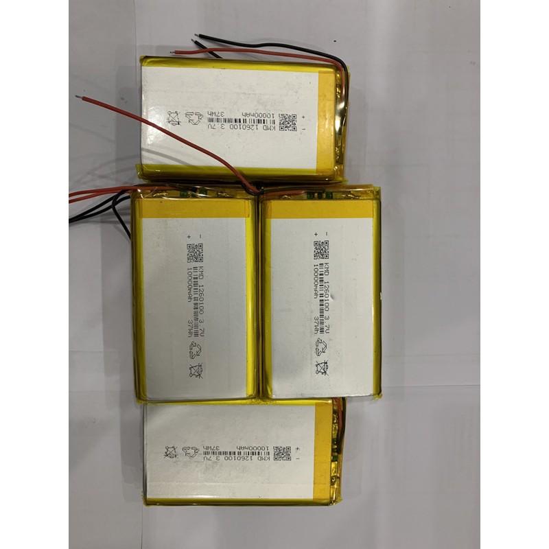 Pin Lithium-Polymer 3.7V 10000mAh 1260100 mới 100% Chuẩn dung lượng - Có mạch bảo vệ