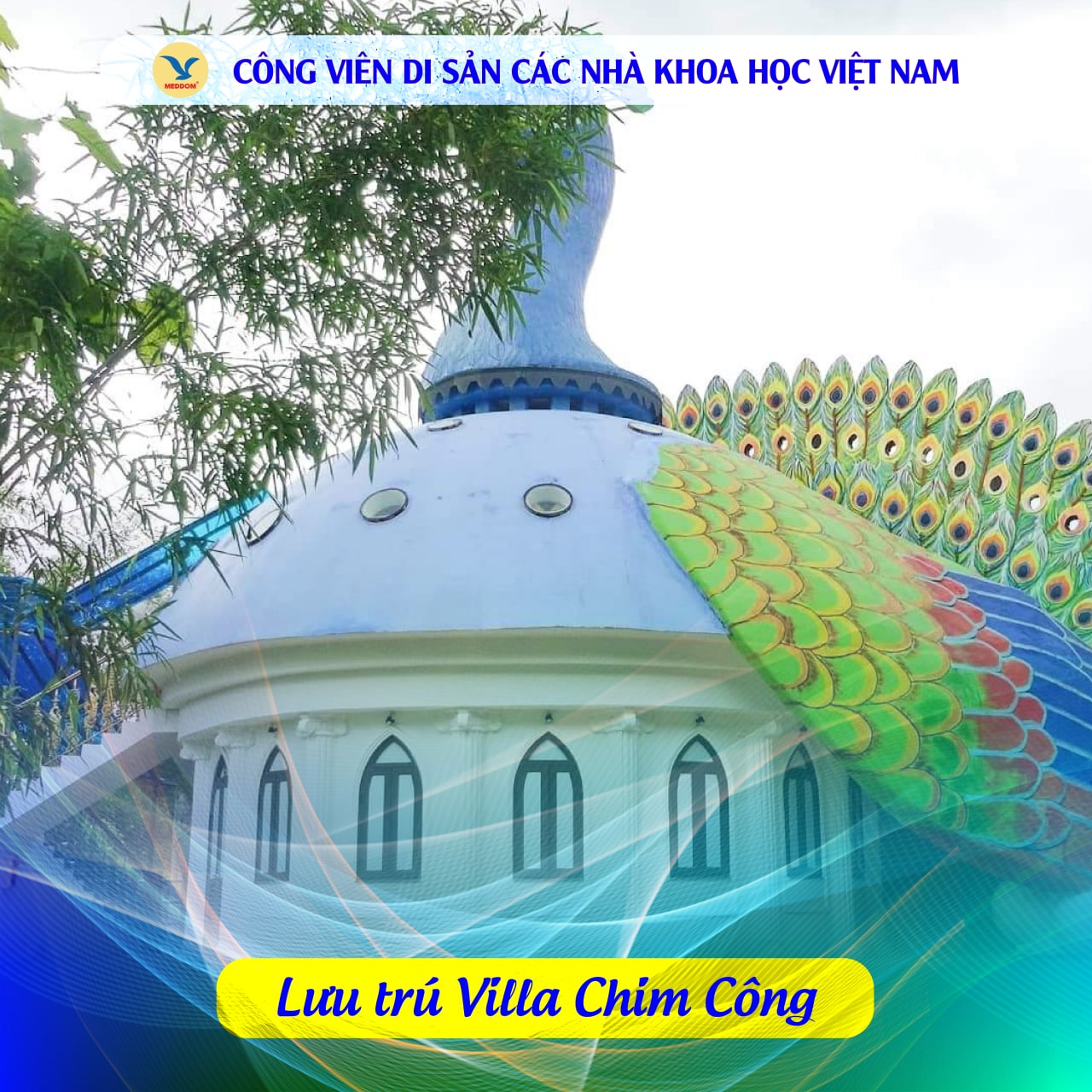 Evoucher - Lưu trú Villa Chim Công - Công viên Di sản