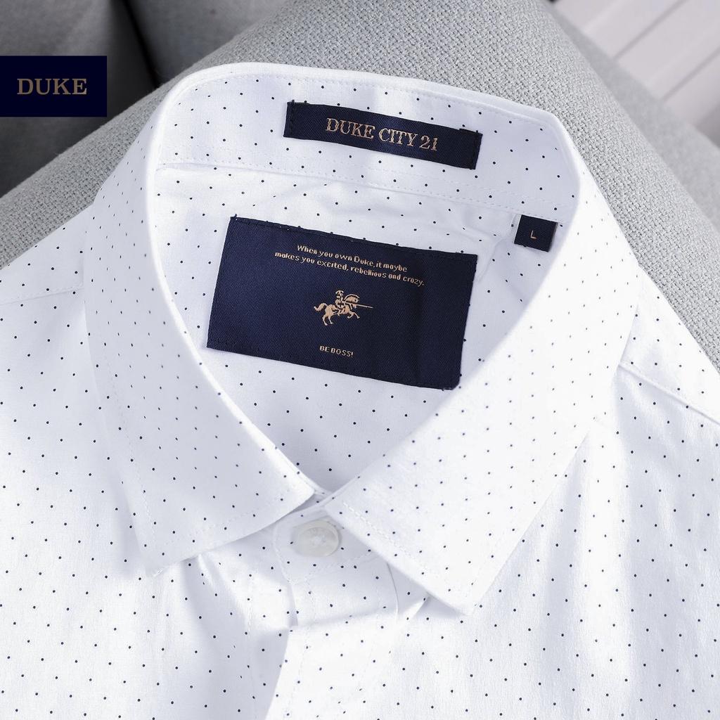 Áo sơ mi nam Duke City chất kate co giản