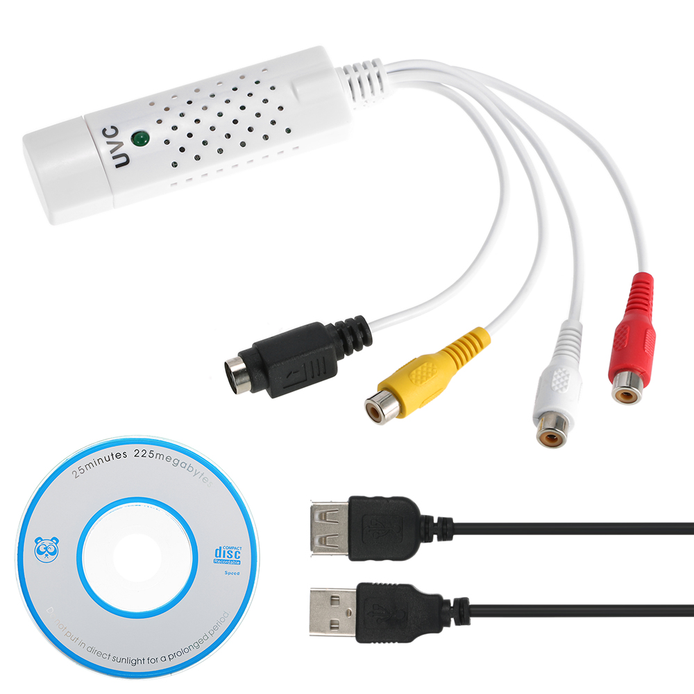 Bộ Chuyển Đổi Video HD Có Thẻ Ghi Âm USB 2.0 Để Chỉnh Sửa Video Cho Máy Tính DVD