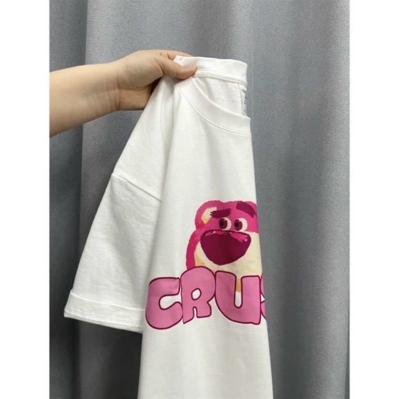 Áo thun unisex nam nữ in CRUSH form rộng tay lỡ phông teen cổ tròn cotton giá rẻ