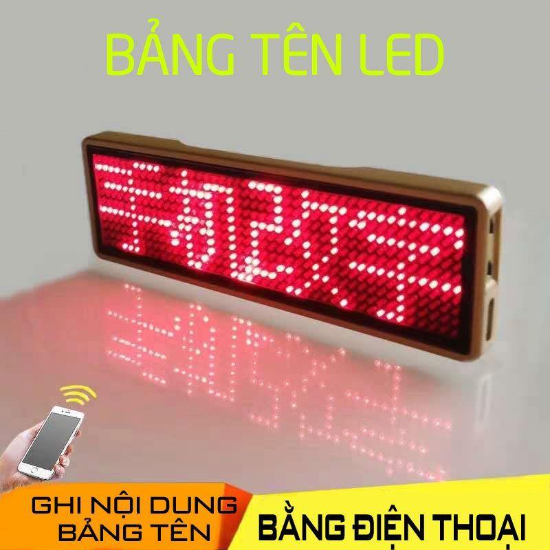 Bảng tên LED chạy chữ, thay đổi nội dung bằng điện thoại