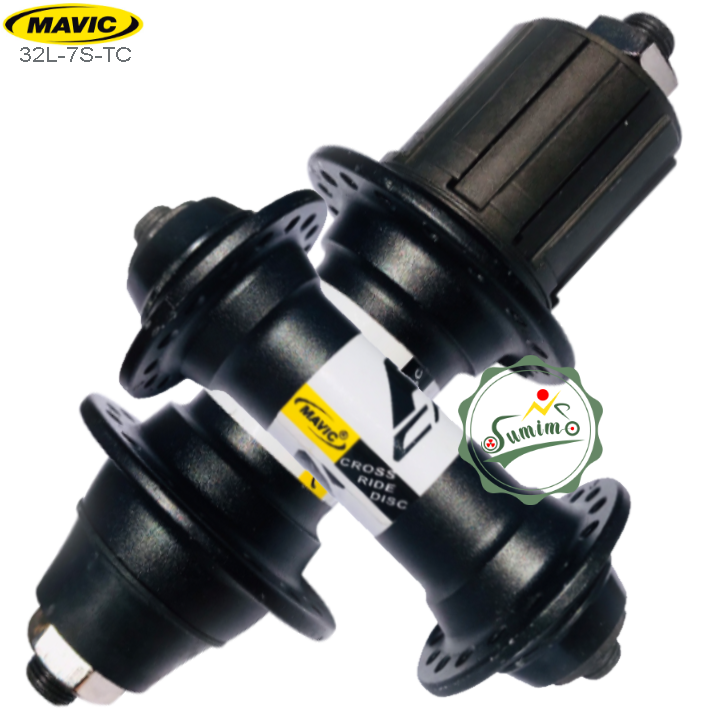 Bánh bộ MAVIC Cosmic Pro 700c 4cm - Đùm áo carbon - Thắng vành - Tem đỏ