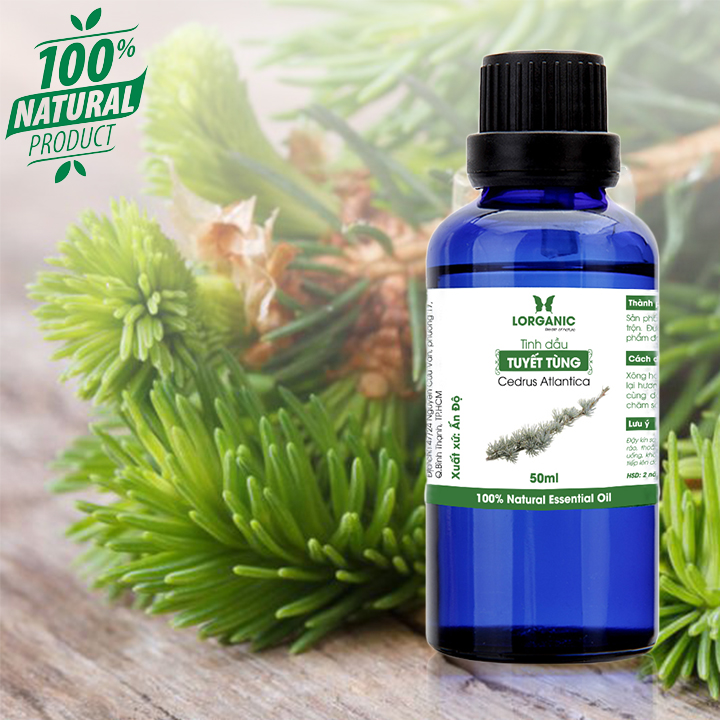 Tinh dầu tuyết tùng Lorganic Cedrus Atlantica 50ml