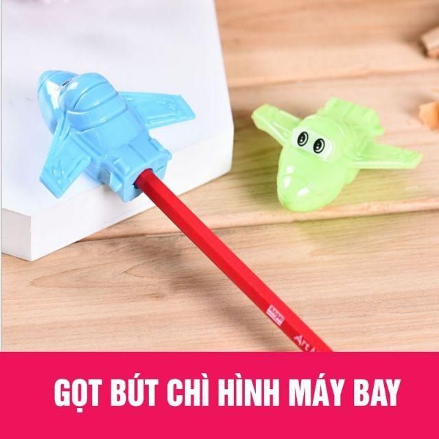 Gọt bút chì hình máy bay cho bé