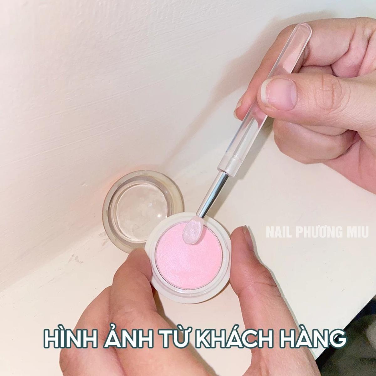 Cọ Chà Tráng Gương Silicon Trong Suốt Bám Bột Tán Màu Tráng Gương Siêu Tiện Lợi, Có Nắp, Dẻo Dai, Đàn Hồi Tốt, Sử Dụng Được Nhiều Lần