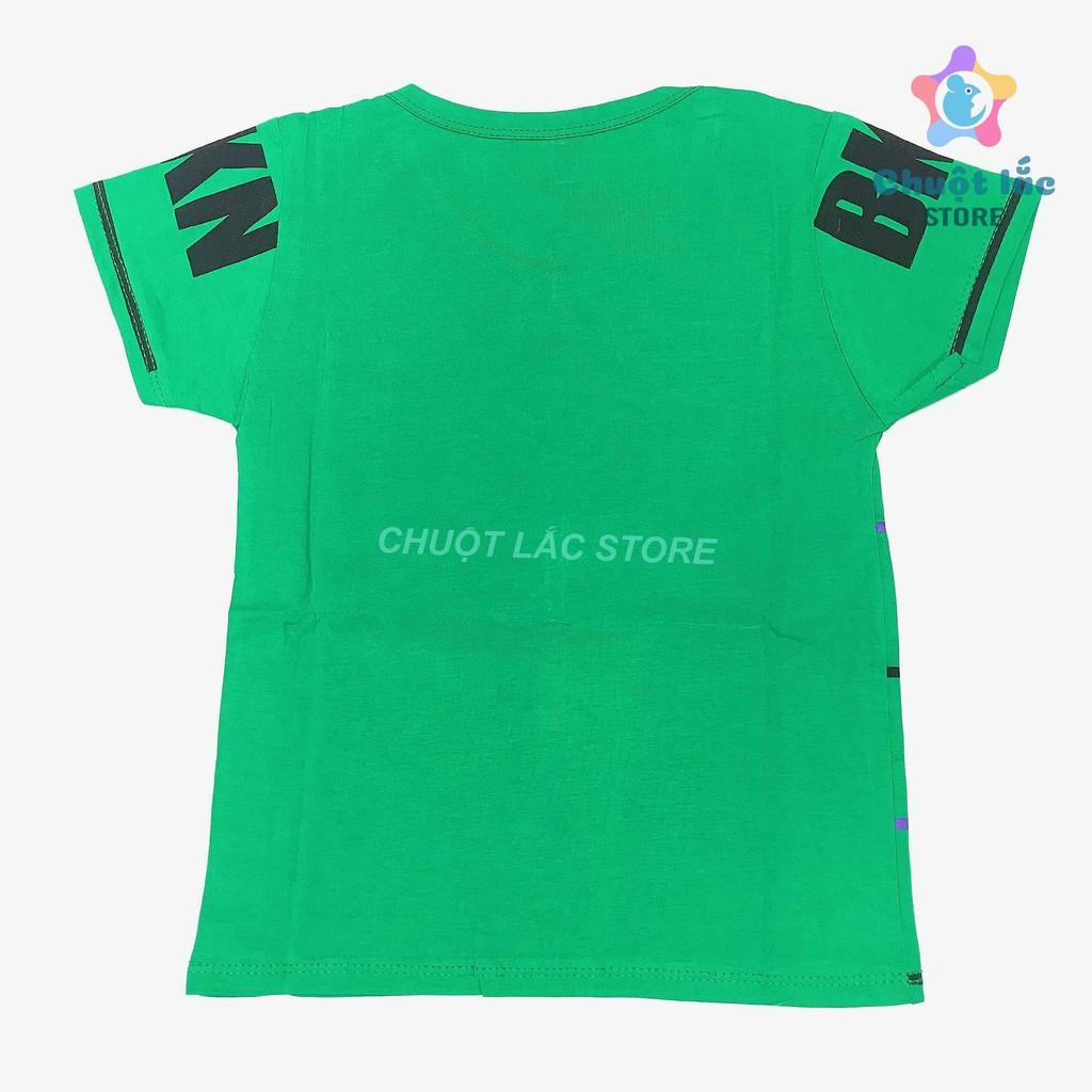 Bộ quần áo bé trai thun cotton 100% co giãn 4 chiều mềm mại cho bé trai từ 10kg đến 20kg