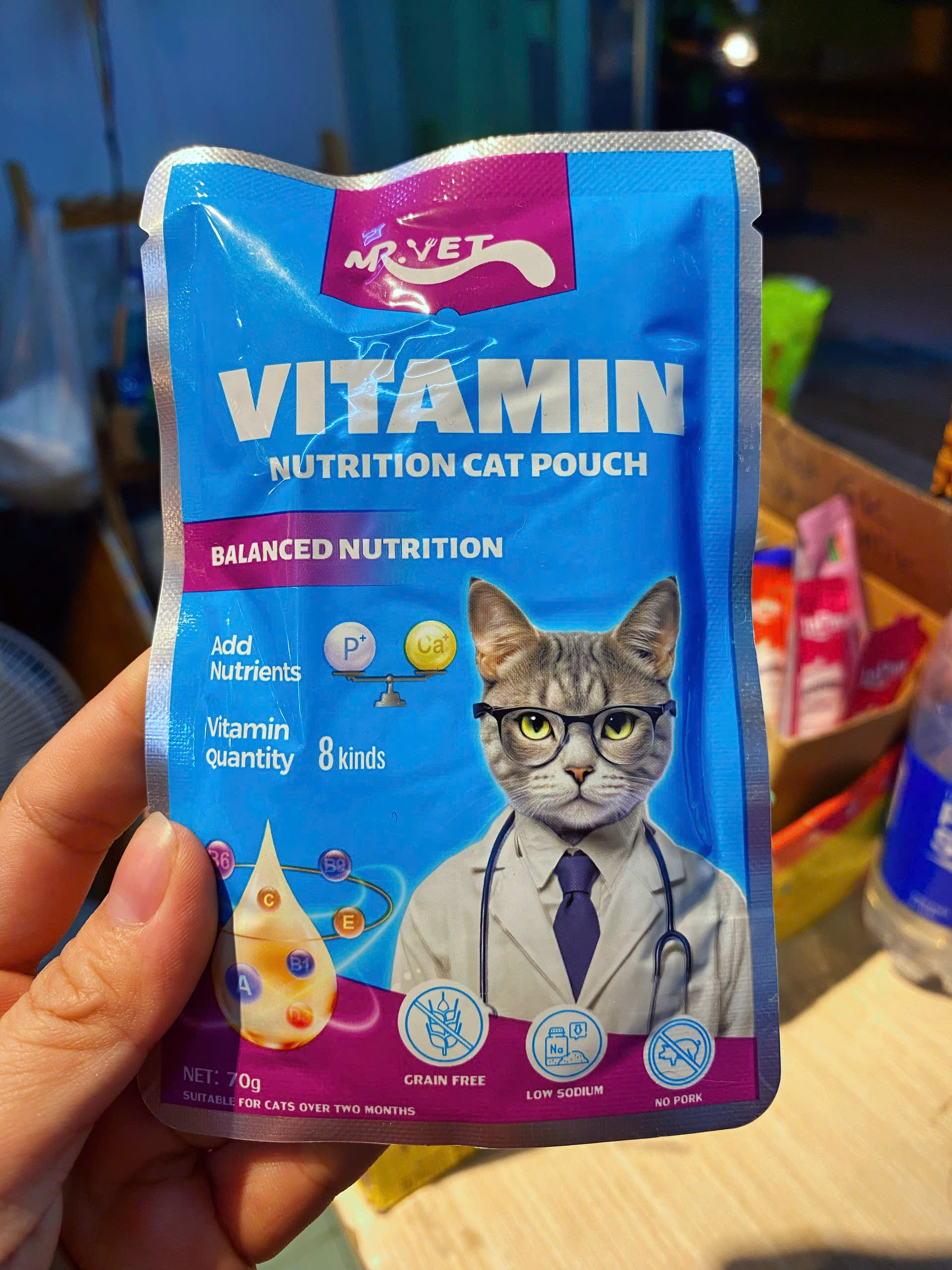 Pate cho mèo Mr.Vet bổ sung Protein, Prebiotics và Taurine, Pate Mr.Vet cho mèo mọi lứa tuổi