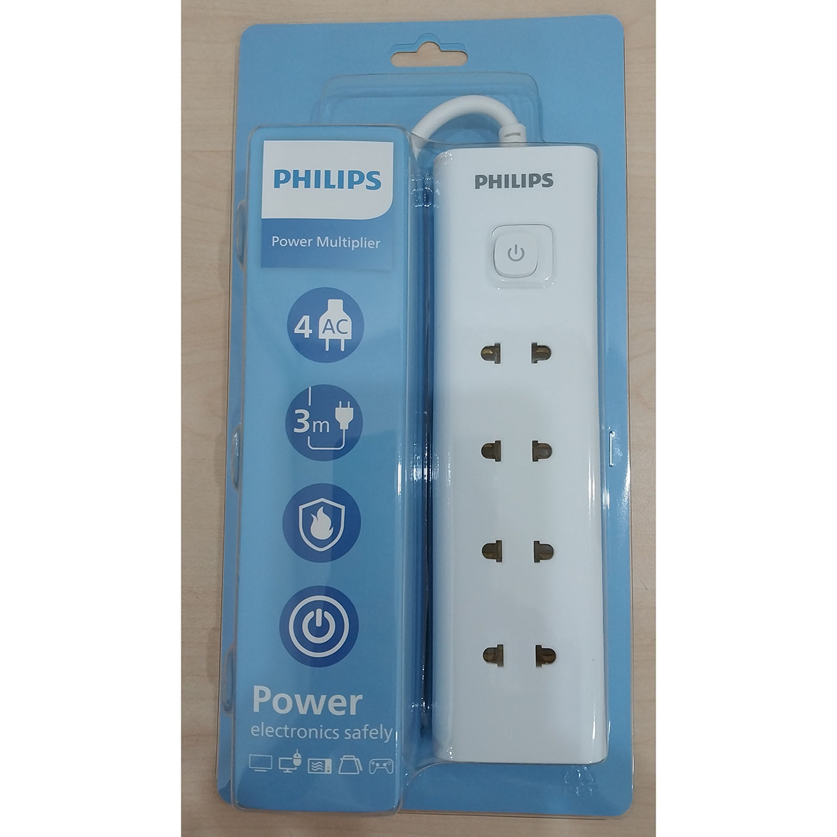 Ổ cắm điện Philips CHP2140WB - 3m