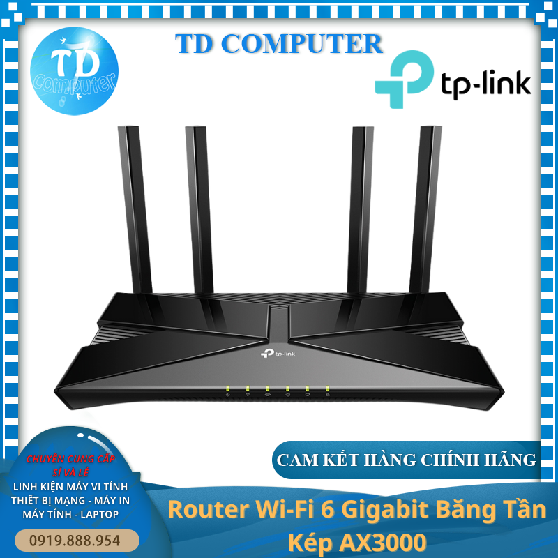 Bộ phát wifi 6 TP-Link Archer AX53 - Hàng chính hãng FPT phân phối