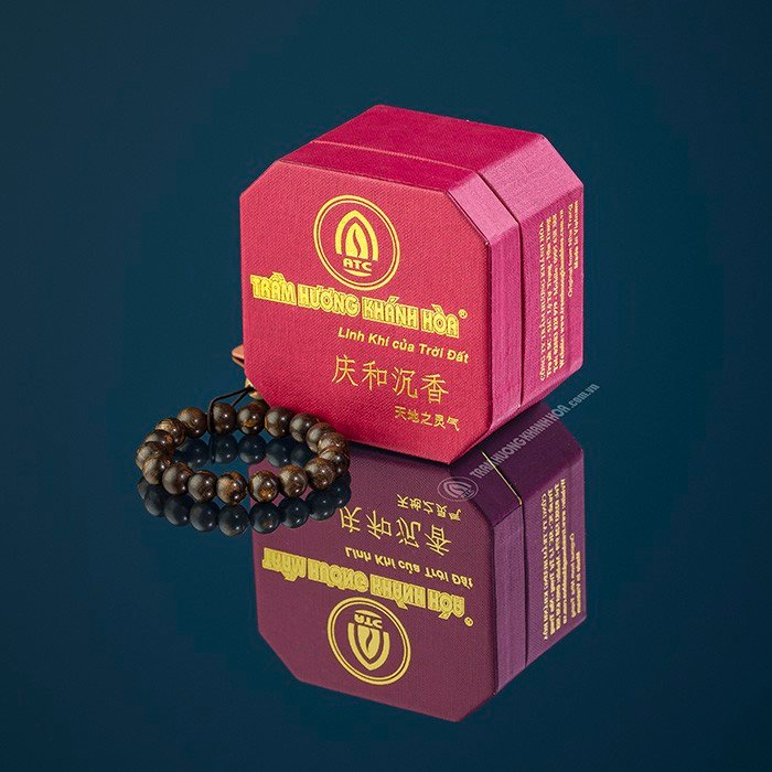 Vòng Kỳ Nam Vân Hoa ATC 75588 18 Hạt 10mm