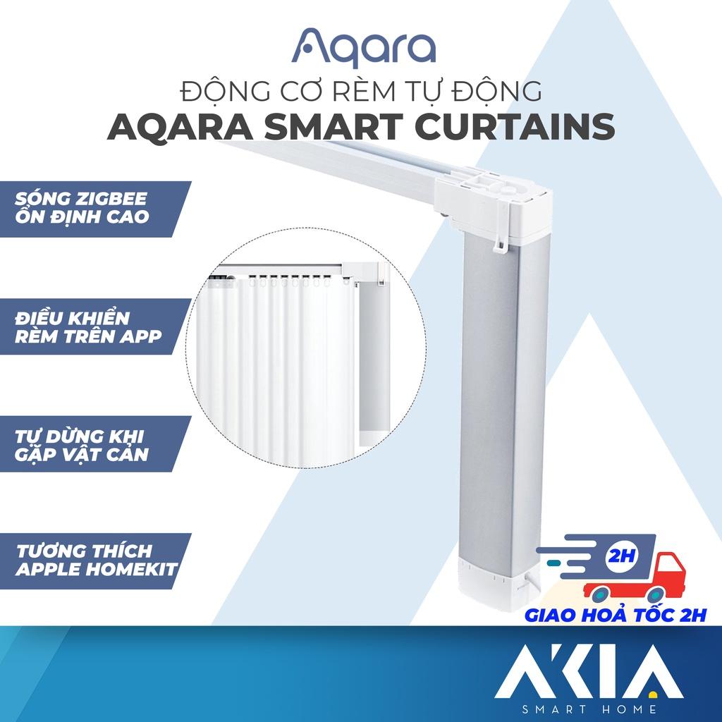 Động cơ rèm Aqara zigbee ZNCLDJ11LM - Motor rem điều khiển bằng app, tự dừng khi gặp vật cản, tương thích HomeKit, Hàng Chính Hãng