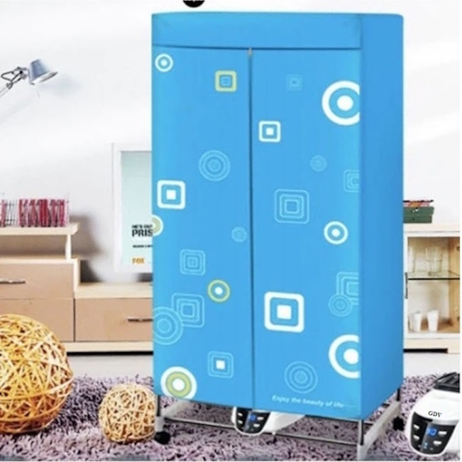 Tủ Sấy Máy Sấy Quần Áo GDV Điều Khiển Từ Xa Công Suất 1600W - Màu Ngẫu Nhiên - Hàng Chính Hãng