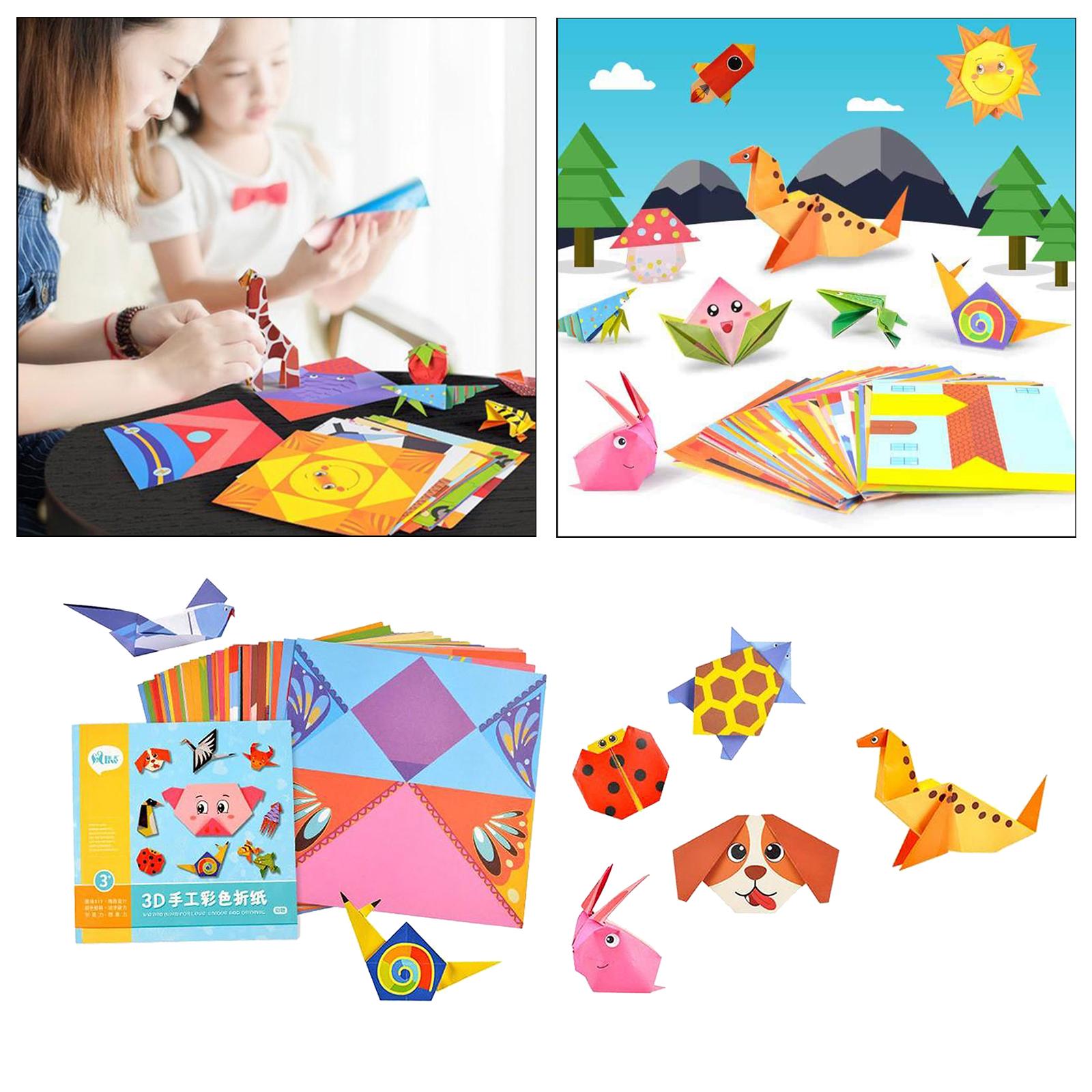 Origami Paper Kids DIY Paper Baby Early Learning Education Toys Gifts Animal