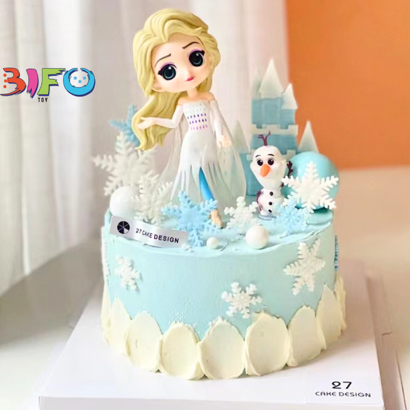 Mô Hình Công Chúa Elsa Anna 15cm đồ chơi mô hình trang trí decor phòng học, trang trí bánh kem bánh sinh nhật