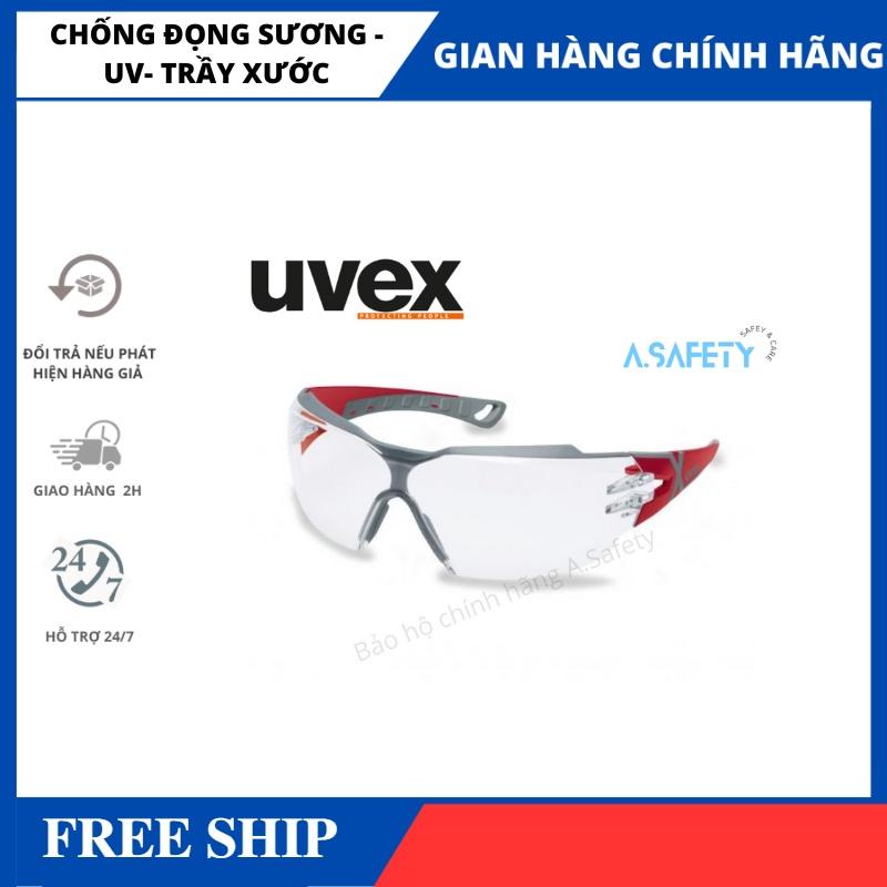 Kính bảo hộ UVEX PHEOS CX2 9198258 kính chống bụi, chống hơi nước, trầy xước vượt trội, ngăn chặn tia UV, mắt kính đi xe