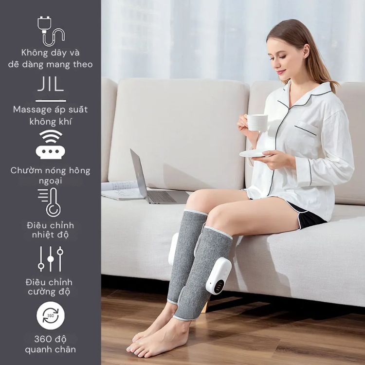 Máy Massage Chân Không Dây Kachi MK427: Giải Pháp Toàn Diện Cho Đôi Chân Khỏe Mạnh - hàng chính hãng