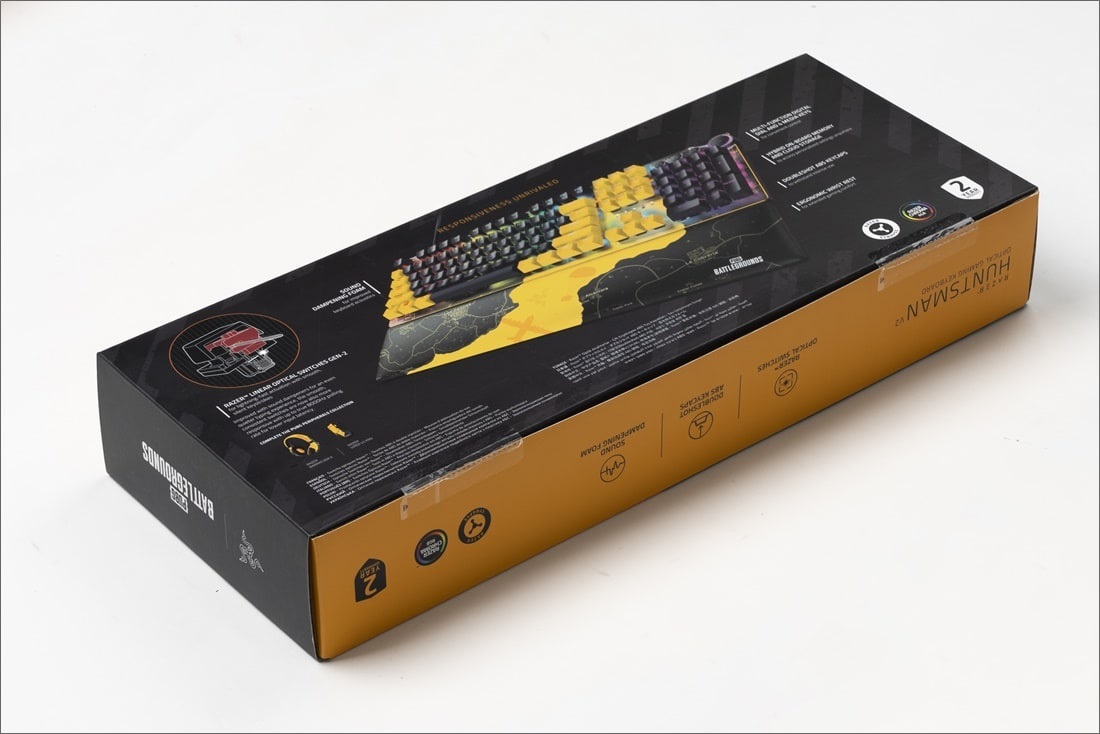 Bàn phím Razer Huntsman V2 PUBG: BATTLEGROUNDS Edition
