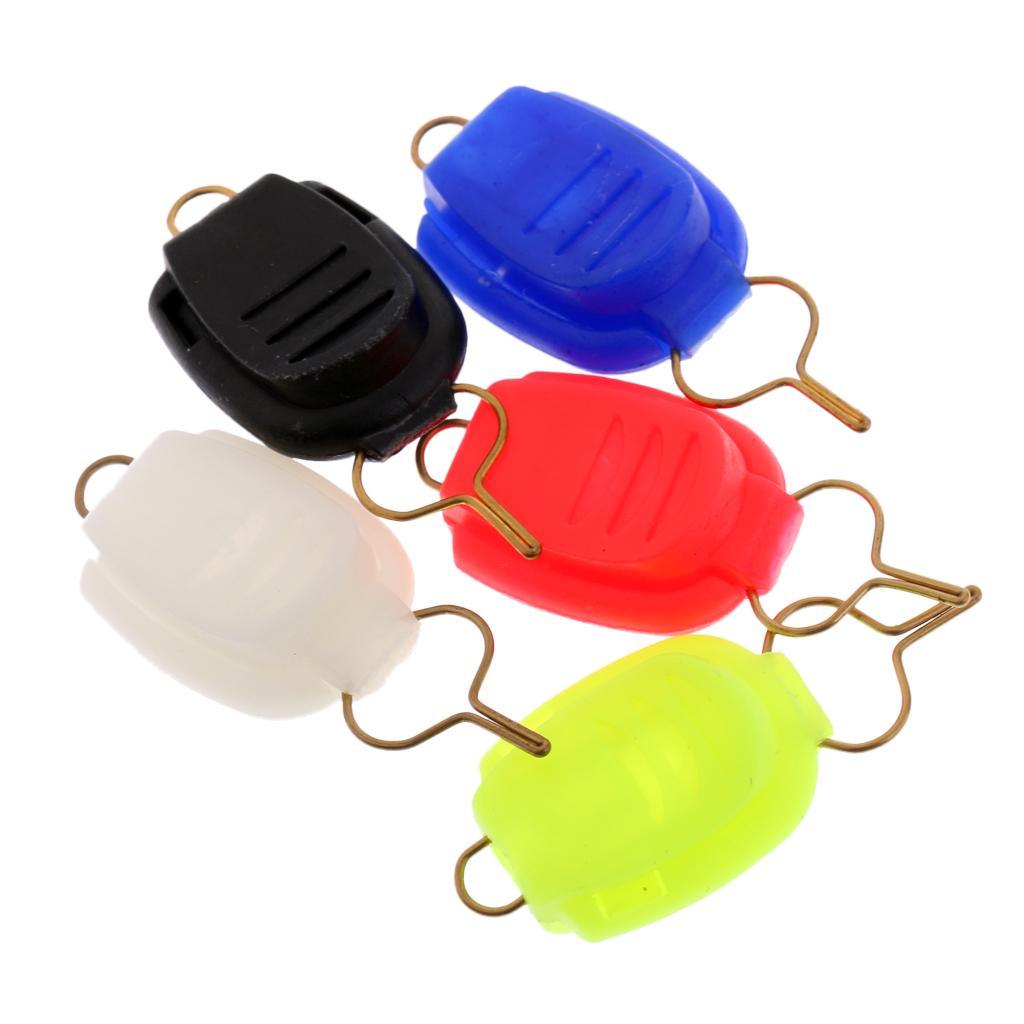 5pcs Small Spinning Reel Line Stopper Baitcasting Wire Buckle Holder Keeper Check Fishing Reel Accessory