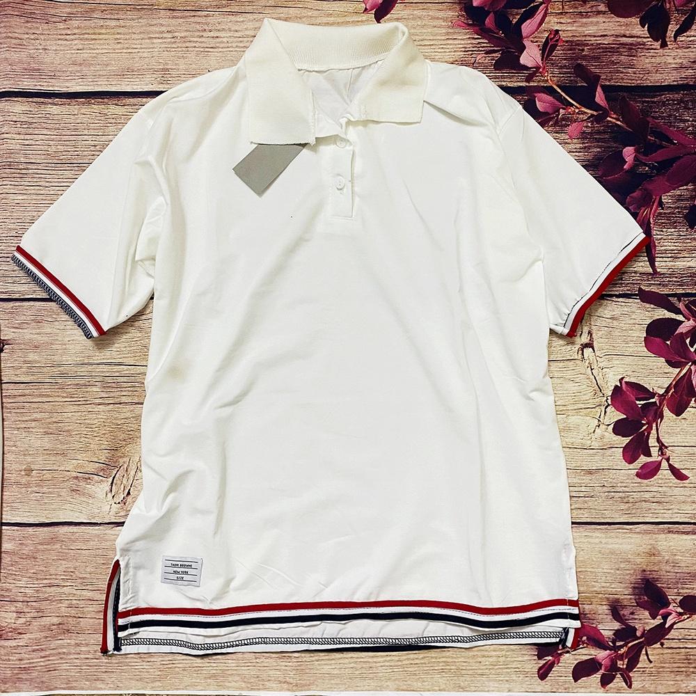 Áo phông nữ, áo polo cổ bẻ viền chéo