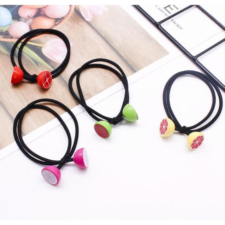 Chun buộc tóc trái cây 2 vòng dây