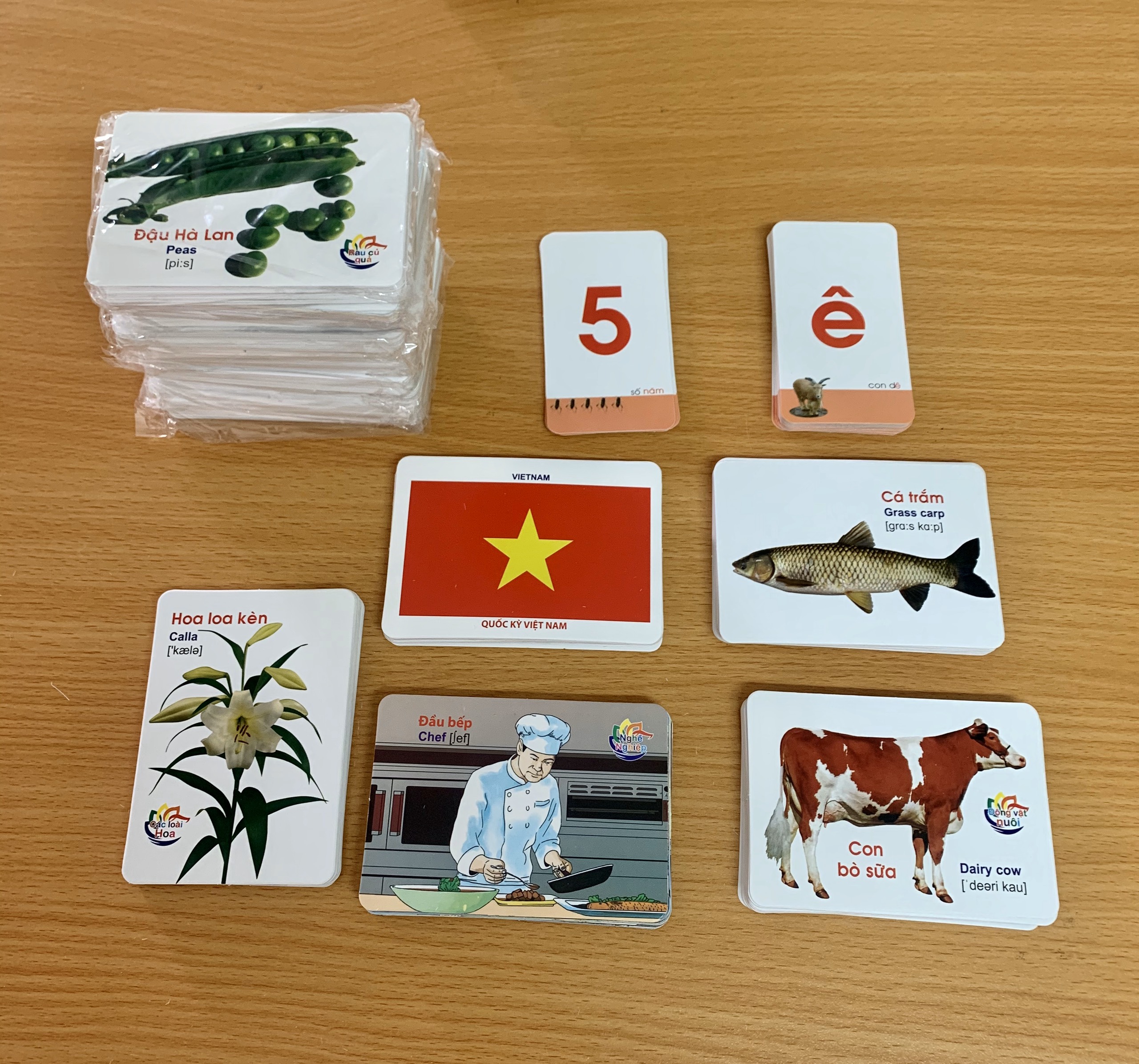 Bộ Thẻ Học Thông Minh thế giới xung quanh Flashcards Cho Bé bộ 416 Thẻ Học với 16 chủ đề