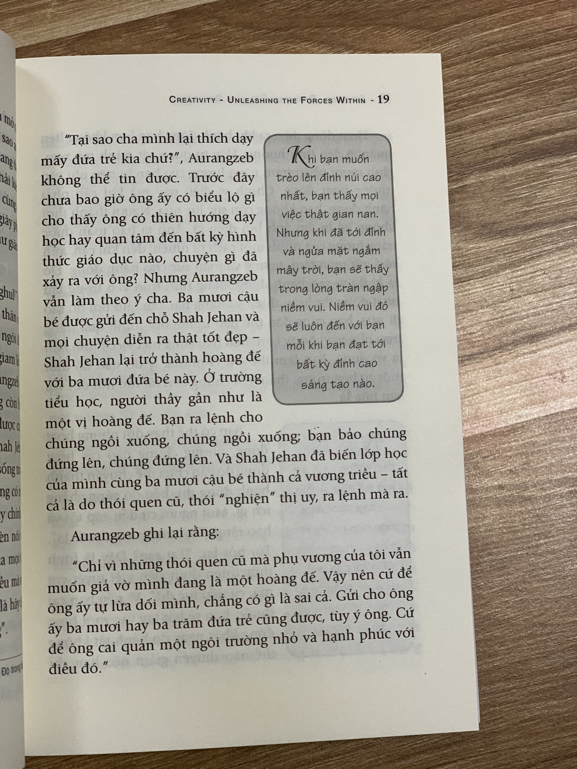 Sáng tạo - Bừng cháy sức mạnh bên trong