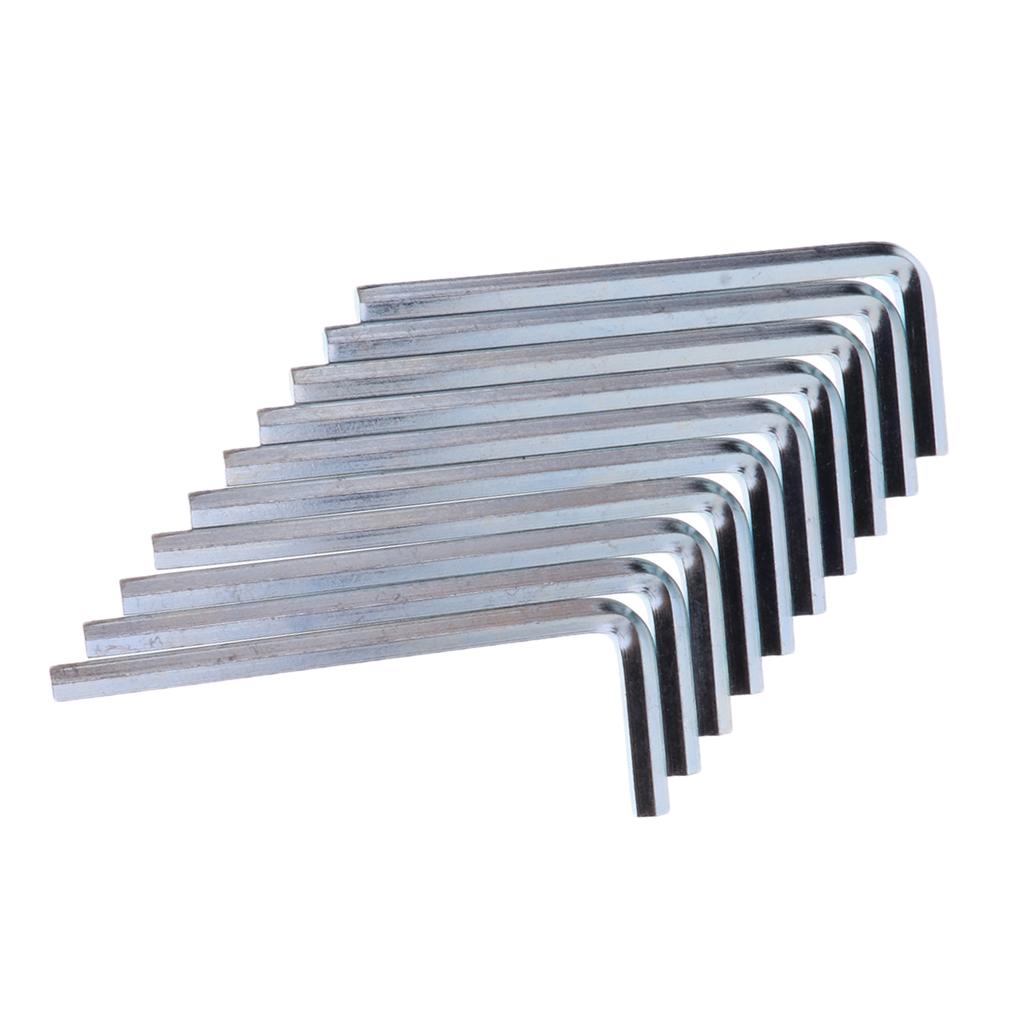 10 Pieces 4mm Inline Roller Skating L-shape Wrench Hex Tool