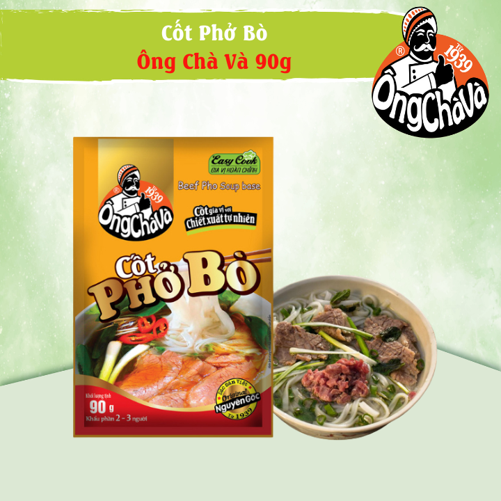 Cốt Phở Bò Ông Chà Và 90g (Beef Pho Soup Base)