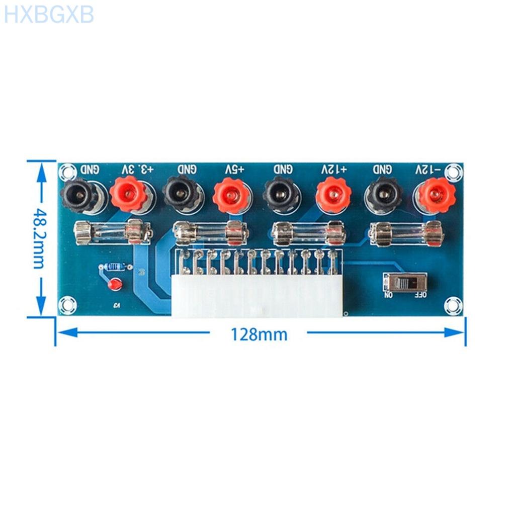 HXBG XH-M229 Desktop PC Power Board ATX Benchtop Supply Transfer Board 24 Pin Power Supply Test Module