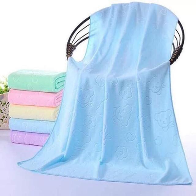 Khăn tắm gấu xuất nhật 140x70cm siêu tiện dụng