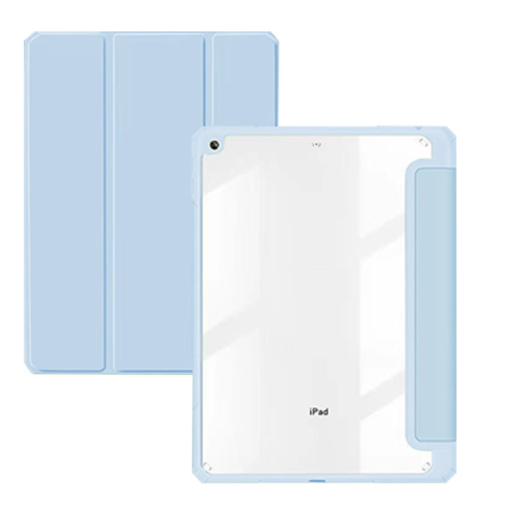 Bao da dành cho iPad Gen 9 Clear Folio hiệu Mutural lưng trong chống sốc - hàng nhập khẩu