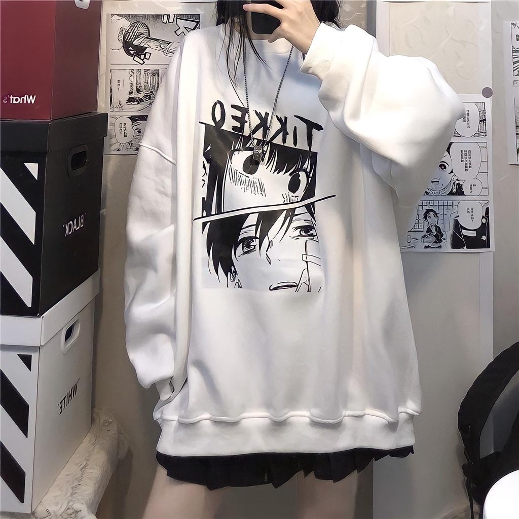 Áo Hoodie Nỉ Unisex Nam Nữ In Hình Anime TIKKEO