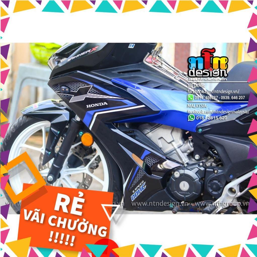 Tem Rời Winner X Mẫu Xanh Đen