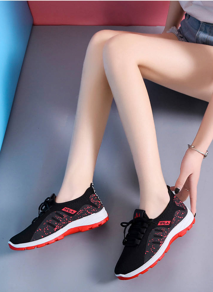 Giày Sneaker Nữ Vải Mềm Ôm Chân, Đế Cao Su 2 Lớp Thích Hợp Đi Học, Đi Chơi, Chạy Bộ GN30