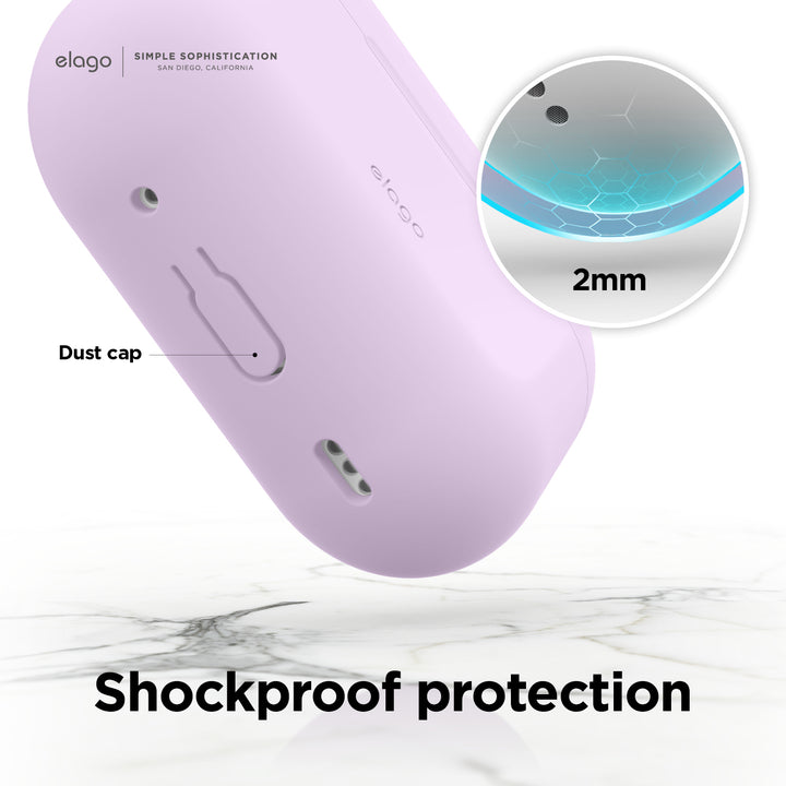 Ốp Elago Silicone Hang Case Dành Cho Airpods PRO 2 , Nhiều Màu - Hàng Chính Hãng