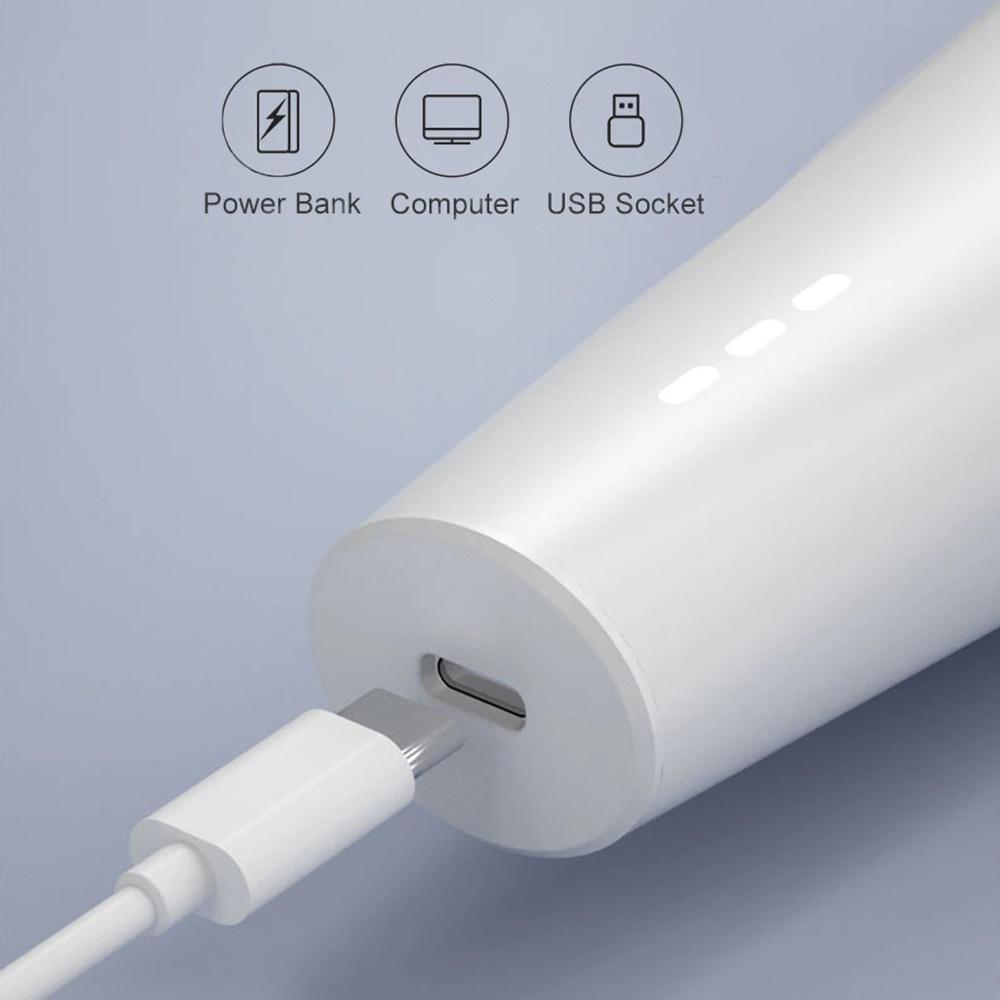 Tông Đơ Cắt Tóc Enchen Boost 2 pin sạc mạnh mẽ, bo góc mềm mại
