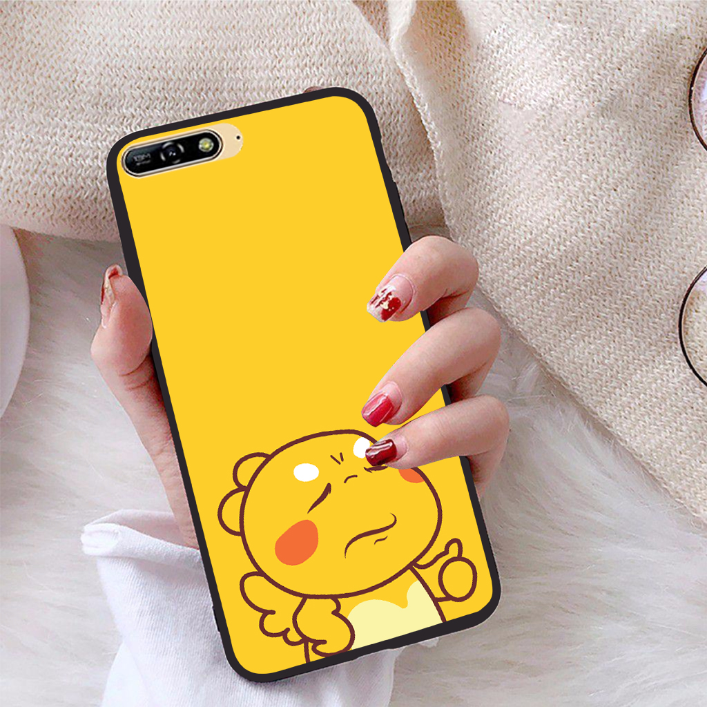 Ốp lưng dành cho Huawei Y6 2018 viền dẻo TPU Bộ Sưu Tập Khủng Long Lai Ong - Hàng chính hãng