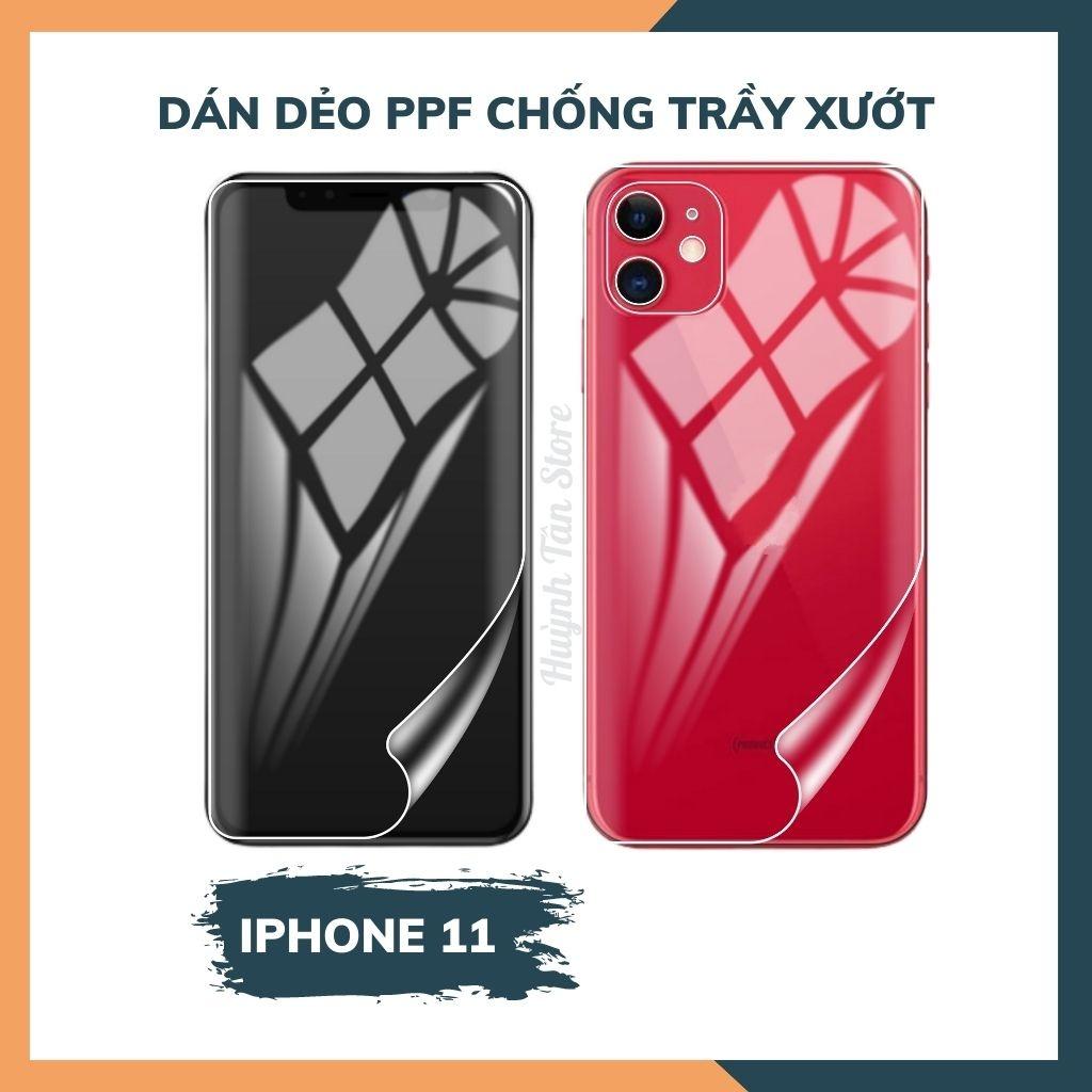Dán dẻo PPF Ip 11,11 Pro,11 Pro Max bề mặt trong suốt hoặc Nhám chống vân tay chống trầy xướt tốt