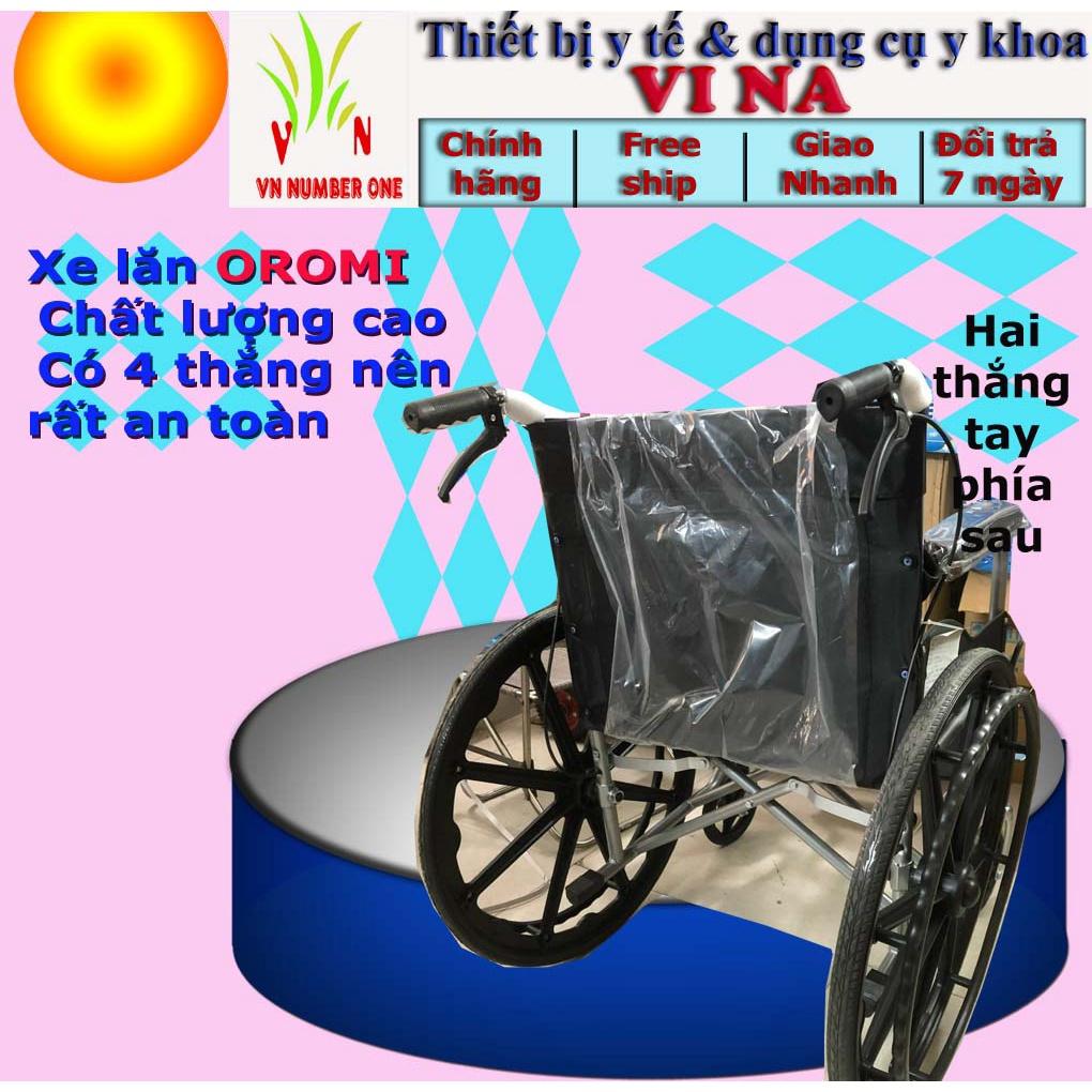 Xe Lăn Tay , Cho Người Già, Người Bệnh Gặp Khó Khăn Trong Việc Đi Lại GSR02 Hiệu OROMI