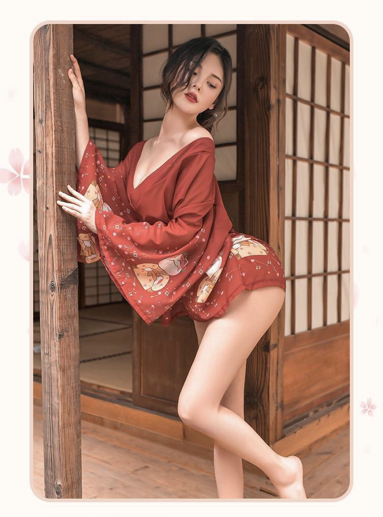 Bộ Cosplay Kimono Gợi Cảm - B.Lingerie