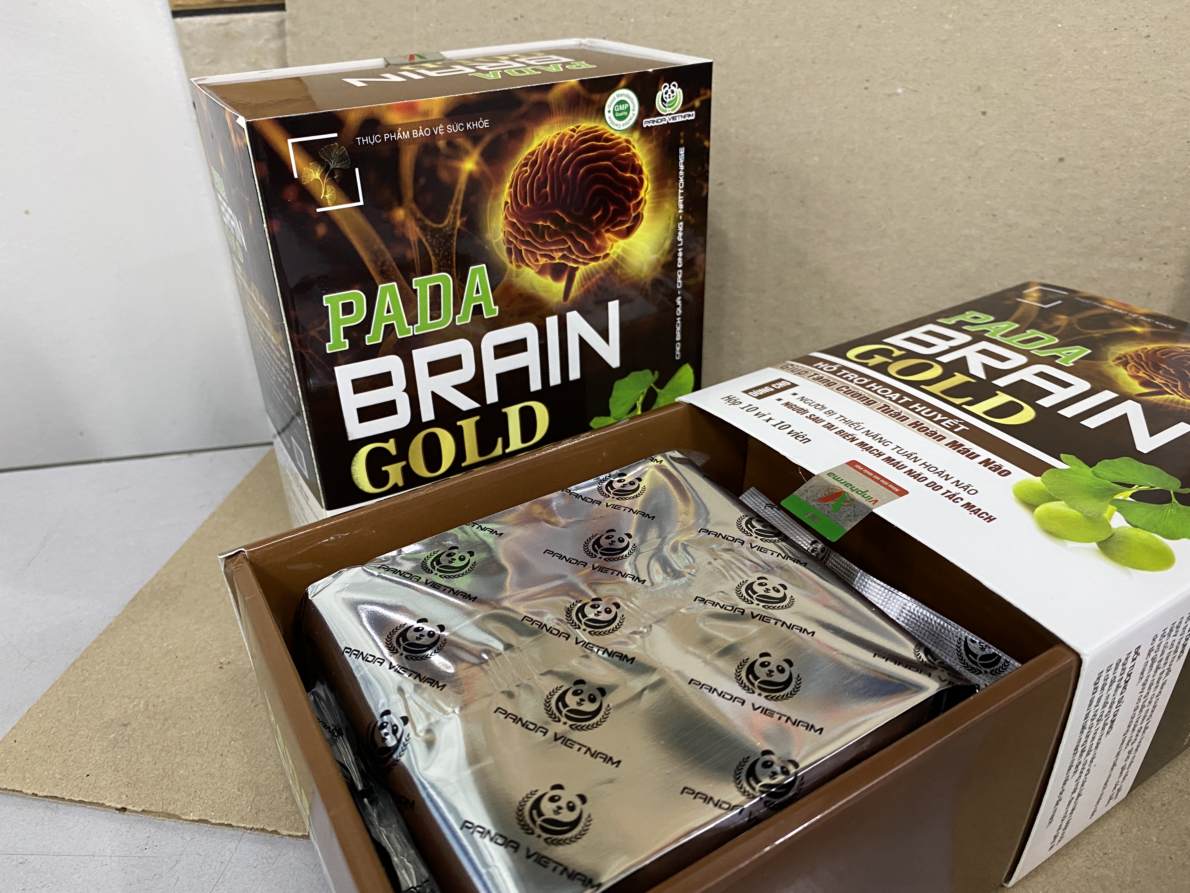Thực phẩm chức năng - PANDA VIỆT NAM - PADA BRAIN GOLD - HỖ TRỢ HOẠT HUYẾT - TĂNG CƯỜNG TUẦN HOÀN