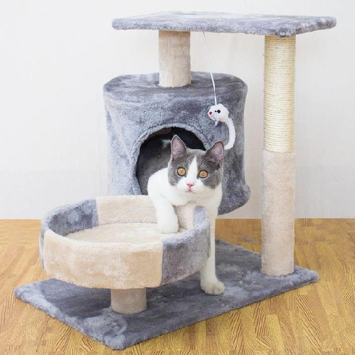 Cattree nhà mèo 3 tầng - Nhà cây cho mèo (Hàng có sẵn)